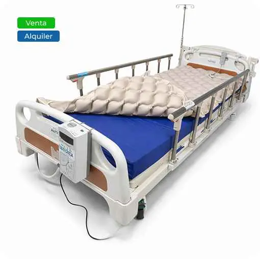 Cama clínica para recuperación y cuidado en casa